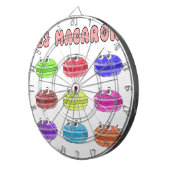 Cible De Fléchettes Caricature des Macarons (Devant droit)