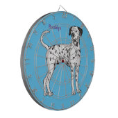 Cible De Fléchettes Caricature pour chien dalmate (Devant gauche)