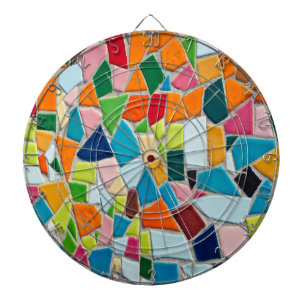 Cible De Fléchettes Carreaux de mosaïque
