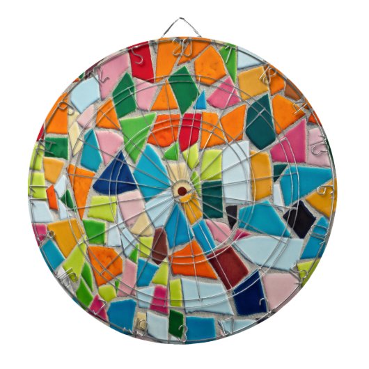 Cible De Fléchettes Carreaux de mosaïque (Devant)