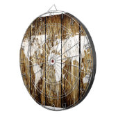 Cible De Fléchettes carte 2 du monde de grange (Devant droit)