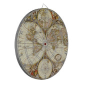 Cible De Fléchettes Carte ancienne du monde de Frederick de Wit, vers (Devant gauche)