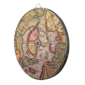 Cible De Fléchettes Carte antique du pôle Nord par Mercator (Devant droit)