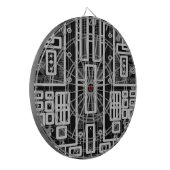 Cible De Fléchettes Carte de circuit géométrique (Devant gauche)