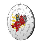 Cible De Fléchettes Carte de dessin de pingouin volant (Devant droit)