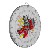 Cible De Fléchettes Carte de dessin de pingouin volant (Devant gauche)