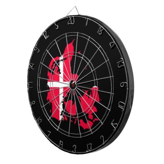 Cible De Fléchettes carte de drapeau du signmark (Devant droit)
