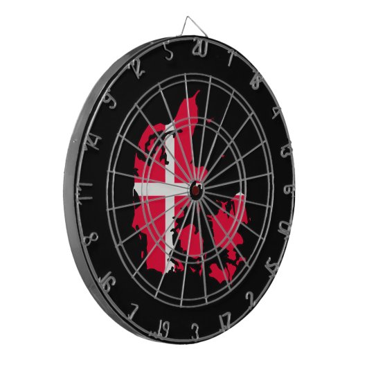 Cible De Fléchettes carte de drapeau du signmark (Devant gauche)