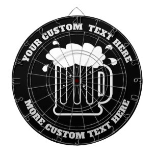 Cible De Fléchettes Carte de fléchettes personnalisées pour pub, café,