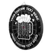 Cible De Fléchettes Carte de fléchettes personnalisées pour pub, café, (Devant droit)