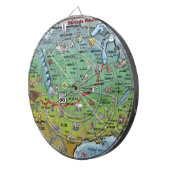 Cible De Fléchettes Carte de la route historique 66 (Devant droit)