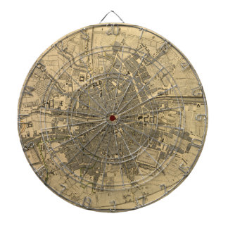 Cible De Fléchettes Carte de l'Irlande de Dublin 1797
