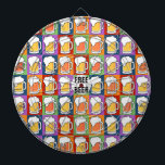 Cible De Fléchettes Carte de montage personnalisée BEER Pop Art<br><div class="desc">C'est l'endroit idéal pour séduire les gens dans votre bar ! Voir mon magasin pour plus d'objets avec ce design.</div>