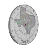 Cible De Fléchettes Carte du Texas (Devant gauche)