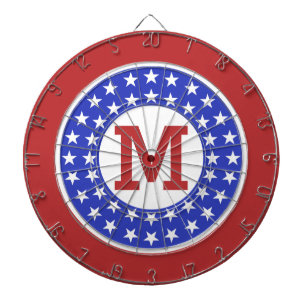 Cible De Fléchettes Carte mère USA Patriot Custom Monogram