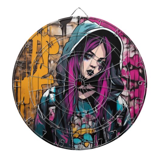 Cible De Fléchettes Carte ProfileInkDart (Devant)