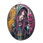 Cible De Fléchettes Carte ProfileInkDart (Devant droit)