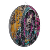 Cible De Fléchettes Carte ProfileInkDart (Devant gauche)