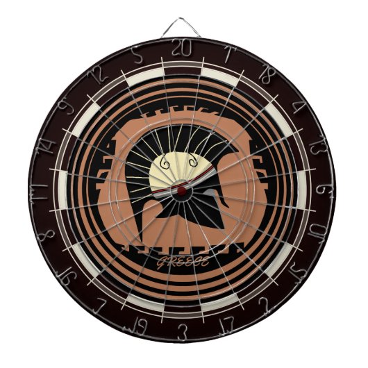 Cible De Fléchettes Casque Corinthien Grèce (Devant)