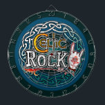 Cible De Fléchettes Celtic rock<br><div class="desc">Si vous aimez le rock et la musique celtique alors vous aimez forcément le rock celtique. Avec cette cible de fléchettes,  préparez-vous à une fiesta d’enfer qui vous mènera,  tambour battant,  au cœur des nations celtes.</div>