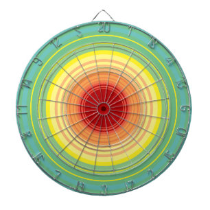 Cible De Fléchettes cercle arc-en-ciel