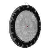 Cible De Fléchettes Cercle de la frontière noire photo (Devant gauche)