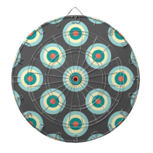 Cible De Fléchettes Cercles de combinaison grise par Shirley Taylor