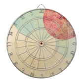 Cible De Fléchettes Cercles vintages (Devant)