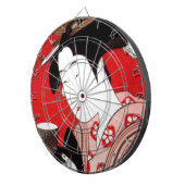 Cible De Fléchettes Cérémonie japonaise du thé de dame Art Imprimer (Devant droit)