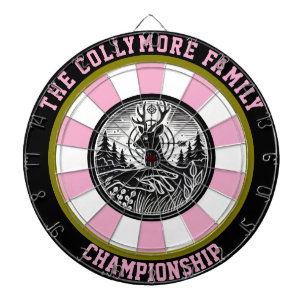 Cible De Fléchettes Cerf anné dans l'art forestier