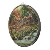 Cible De Fléchettes Cerf blanc et cascade (Devant droit)