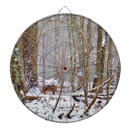 Cible De Fléchettes Cerf dans la neige, lécher la jambe (Devant)