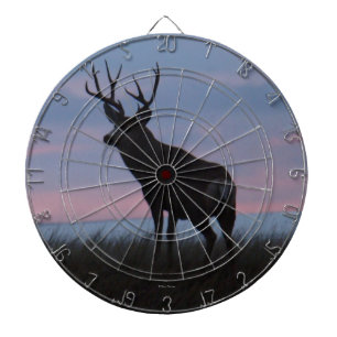 Cible De Fléchettes Cerf Mule D3 Buck Sunrise Buck