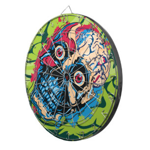 Cible De Fléchettes Cerveau Zombie