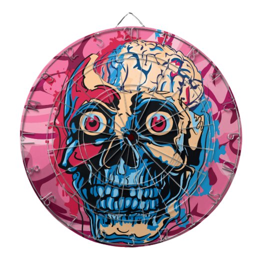 Cible De Fléchettes Cerveau Zombie (Devant)