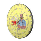 Cible De Fléchettes Cette Infirmière A Besoin D'Une Balle (Devant droit)