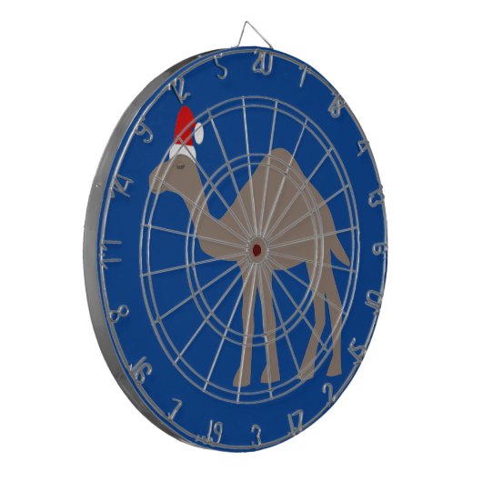 Cible De Fléchettes Chameau de Noël mignon (Devant gauche)