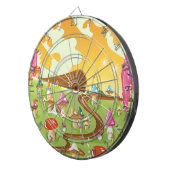 Cible De Fléchettes Champ de dessin de champignons (Devant droit)