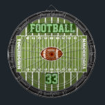 Cible De Fléchettes Champ de football personnalisé multi-cible 2.0<br><div class="desc">Un tableau de fléchettes amusant et extraordinaire inspiré du football! Parfait pour le football ou le fanatique sportif de la famille et entièrement personnalisable pour ajouter des noms,  des images,  et plus si désiré. Bon appétit !</div>