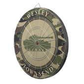 Cible De Fléchettes Char et camouflage (Devant droit)