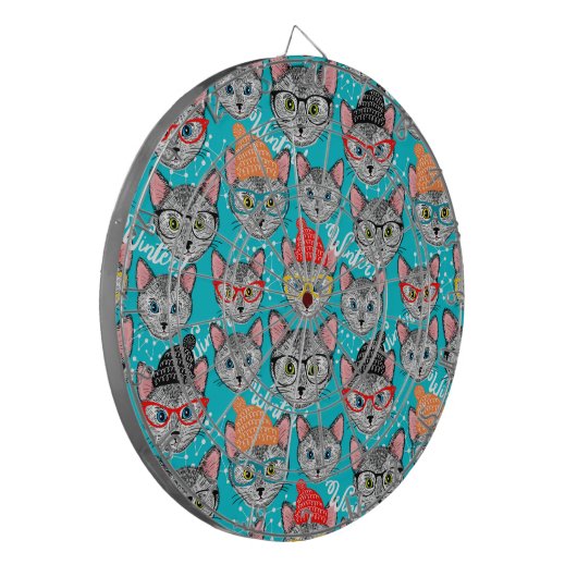 Cible De Fléchettes Chat dans le casquette (Devant gauche)