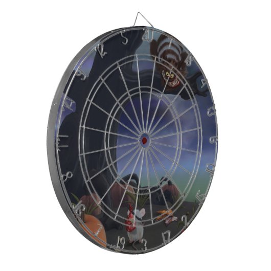 Cible De Fléchettes Chat et souris (Devant gauche)