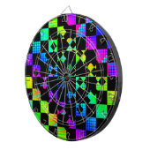 Cible De Fléchettes Checkered Twist par Kenneth Yoncich (Devant droit)