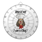 Cible De Fléchettes Chef femme (Devant)