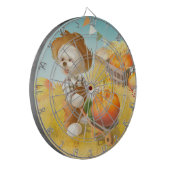 Cible De Fléchettes Cher fermier chien avec Citrouille (Devant gauche)