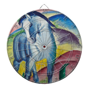 Cible De Fléchettes Cheval bleu (animal mignon) (par Marc Franz)