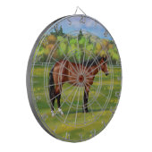 Cible De Fléchettes Cheval Brown Bay Quarter (Devant gauche)