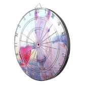 Cible De Fléchettes Cheval jaune et Coeur rouge (Devant droit)