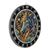 Cible De Fléchettes Cheval Mustang de minuit au paradis (Devant gauche)