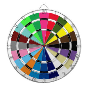 Cible De Fléchettes Cheval unique Racing Saddle Cloth Colors Dartboard
